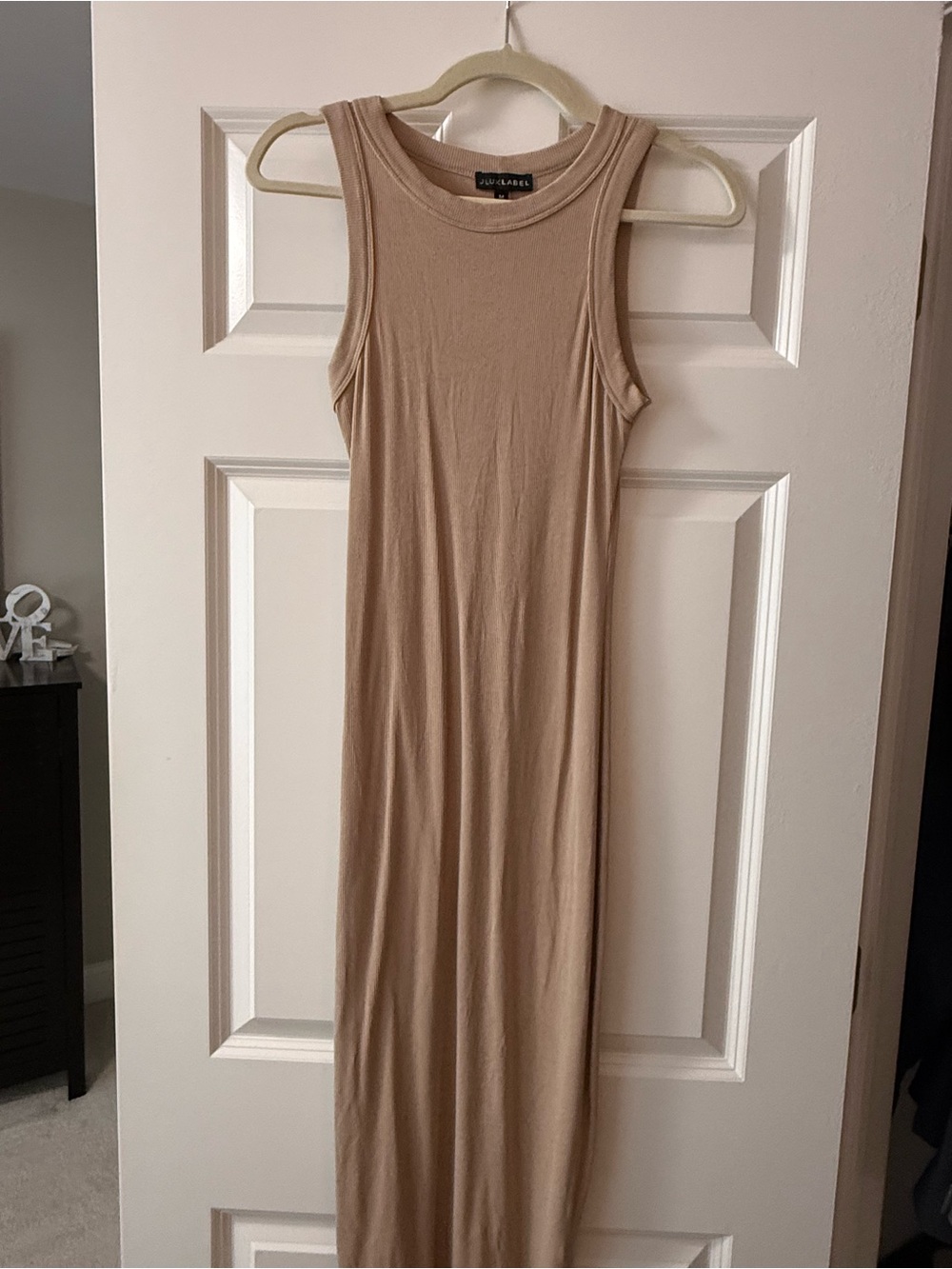 JLUXLABEL Sleeveless Maxi Dress in Beige